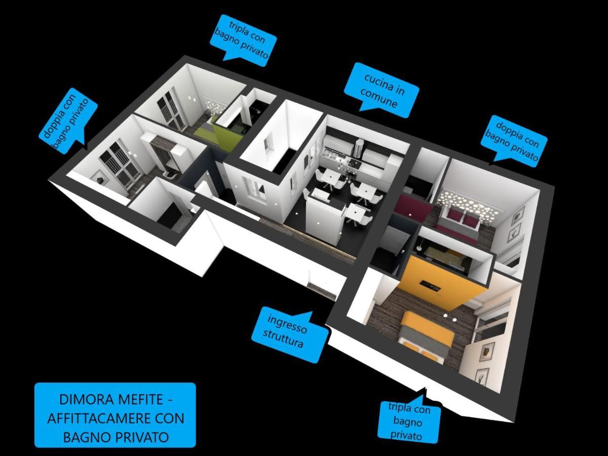 Dimora Mefite-Camere Con Bagno Privato E Self Check-In マテーラ エクステリア 写真
